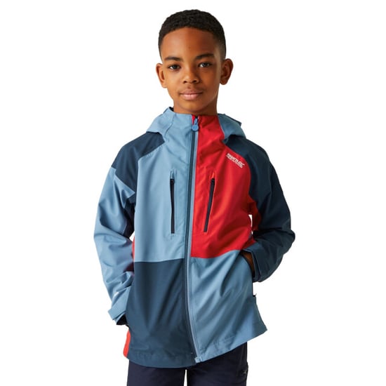 Regatta - "Highton V" Hoodie mit durchgehendem Reißverschluss für Kinder (Kronenblau/Dunkel-Jeansblau) - Image 4