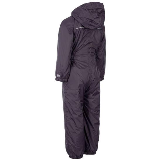 Trespass Kids Unisex Dripdrop gepolsterter wasserdichter Regenanzug (dunkelgrau) - Image 2