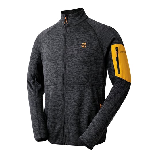 Dare 2B - "Torrek" Fleece-Oberteil für Herren (Schwarz/Wüsten Sonnengelb) - Image 3