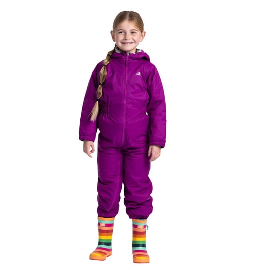 Trespass Dripdrop Kinder Regen-Overall (Hell-Lila) - Image 4