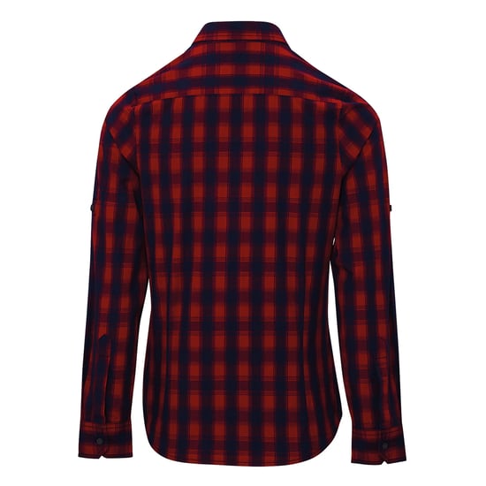 Premier - "Mulligan" Hemd für Damen Langärmlig (Rot/Marineblau) - Image 2