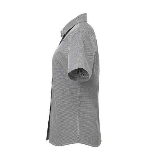 Premier - Hemd für Damen kurzärmlig (Schwarz/Weiß) - Image 3