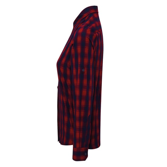 Premier - "Mulligan" Hemd für Damen Langärmlig (Rot/Marineblau) - Image 3