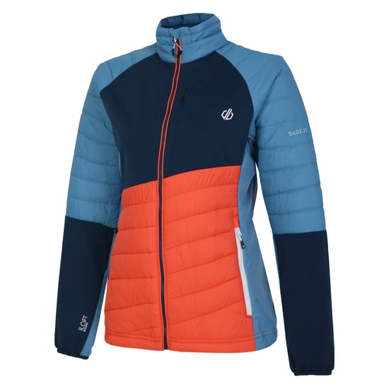 Dare 2B - "Lexan" Hybridjacke für Damen (Satsuma/Dunkel-Jeansblau) - Image 3