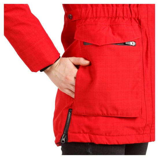 Trespass Womens/Ladies Caption Wasserdichter Parka (Rot) - Image 3