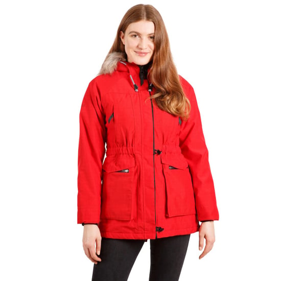 Trespass Womens/Ladies Caption Wasserdichter Parka (Rot) - Image 4
