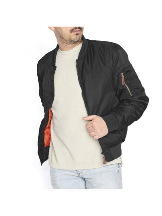 Navy Seal Jacket Zwart von Cappuccino Italia in der farbe Schwarz und in größe XL. - Image 3