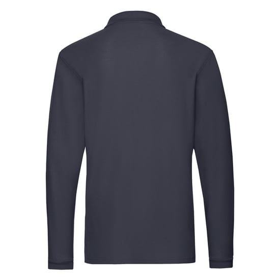 Fruit of the Loom - "Premium" Poloshirt für Herren Langärmlig (Marineblau) - Image 2