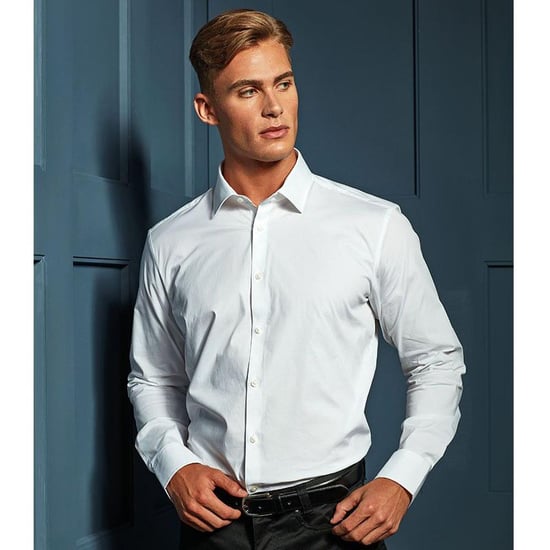 Premier - Hemd für Herren Langärmlig (Weiß) - Image 6