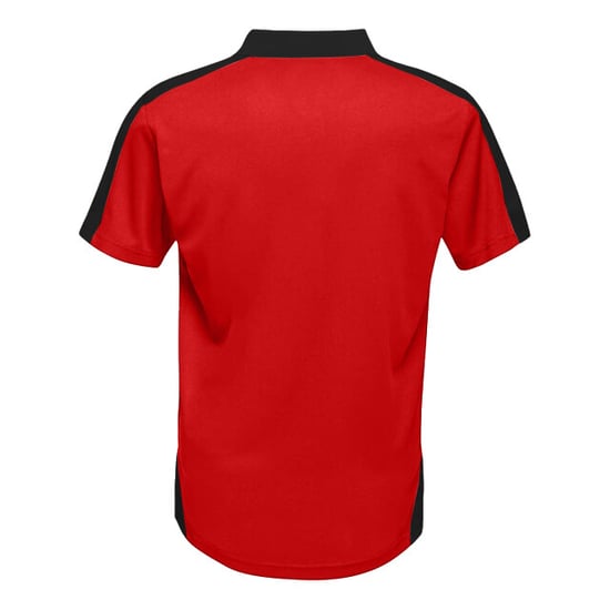 Regatta Mens Contrast Coolweave Polo Shirt (Klassisch Rot/Schwarz) - Image 4