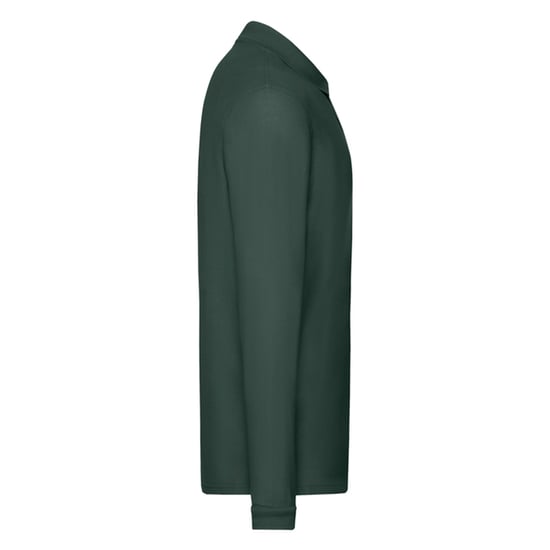 Fruit of the Loom - "Premium" Poloshirt für Herren Langärmlig (Tannengrün) - Image 3