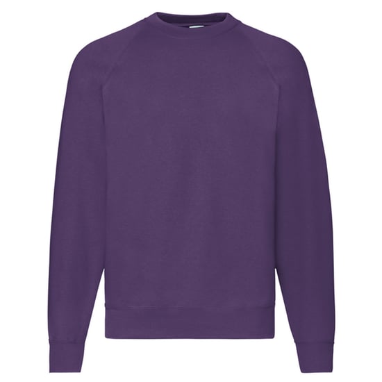 Fruit of the Loom - "Classic" Sweatshirt für Herren/Damen Unisex Raglanärmel (Violett) - Image 1