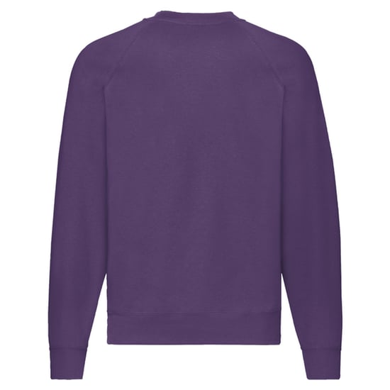 Fruit of the Loom - "Classic" Sweatshirt für Herren/Damen Unisex Raglanärmel (Violett) - Image 2