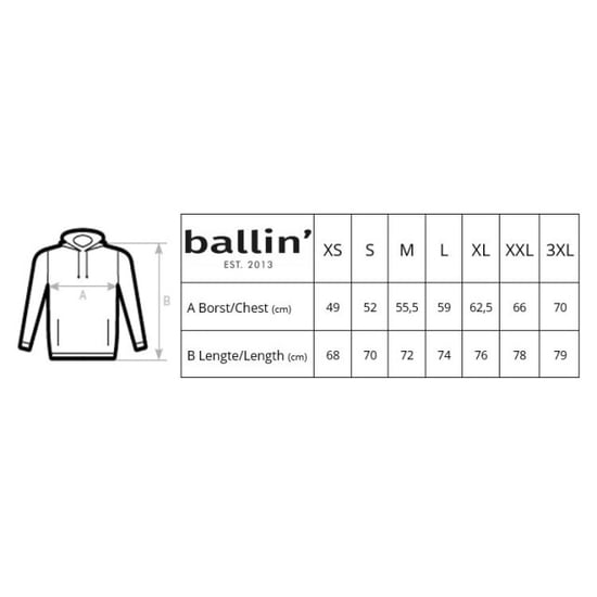 Basic Hoodie von Ballin Est. 2013 in der farbe Schwarz und in größe XXL. - Image 3
