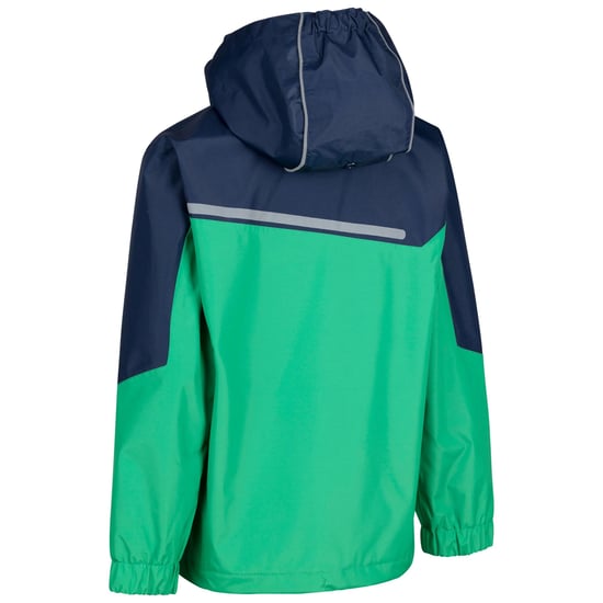 Trespass - "Submerged" Jacke, wasserfest für Jungen (Klee-Grün/Marineblau) - Image 2