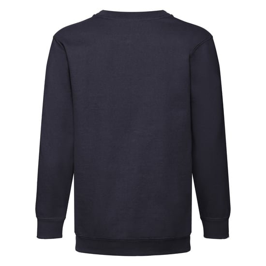 Fruit of the Loom - "Classic" Sweatshirt für Kinder angesetzte Ärmel (Marineblau) - Image 2