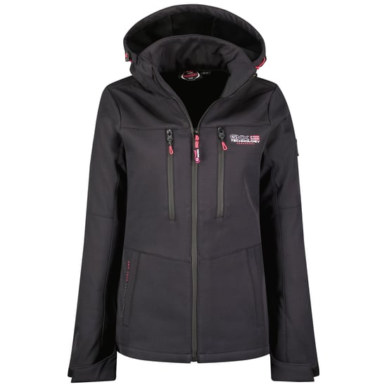 Geografische Norwegen-Jacke für Damen. Die Jacke ist aus hochwertigem Polyester und Elastan gefertigt und hat ein warmes Innenfutter. Marke: Geographical NorwayModellname: Softshell Jacket TimmexKategorie: Softshelljacke DamenMaterialien: Polyester und E - Image 1
