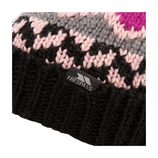 Trespass Kinder Twiglet Chunky Strickfleece-Mütze (Lila Orchidee) - Image 2