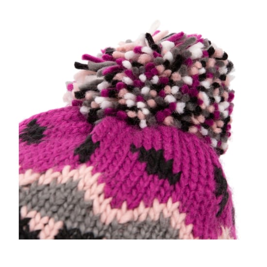 Trespass Kinder Twiglet Chunky Strickfleece-Mütze (Lila Orchidee) - Image 3