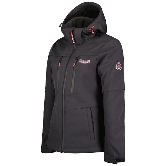 Geografische Norwegen-Jacke für Damen. Die Jacke ist aus hochwertigem Polyester und Elastan gefertigt und hat ein warmes Innenfutter.  Marke: Geographical NorwayModellname: Softshell Jacket TimmexKategorie: Softshelljacke DamenMaterialien: Polyester und E - Image 2