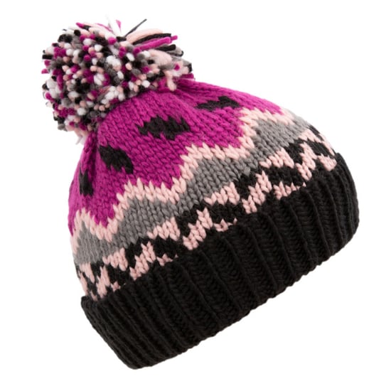 Trespass Kinder Twiglet Chunky Strickfleece-Mütze (Lila Orchidee) - Image 4
