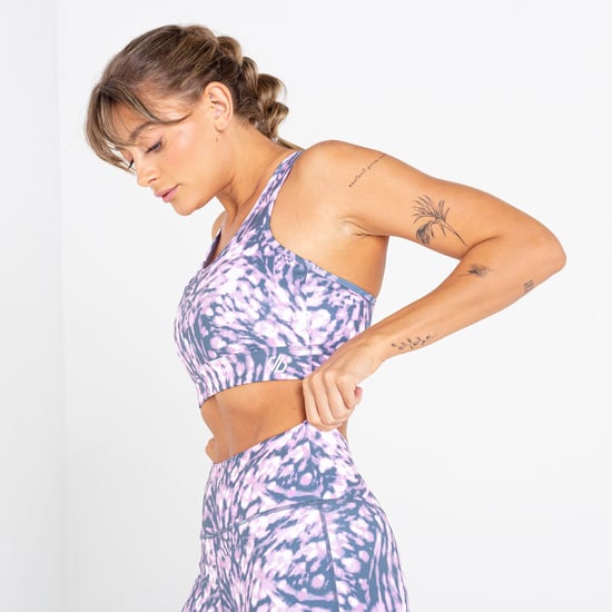 Dare 2B Womens/Ladies Mantra Gedruckter Recycelter Sport-BH (Staubiges Lavendel) - Image 4