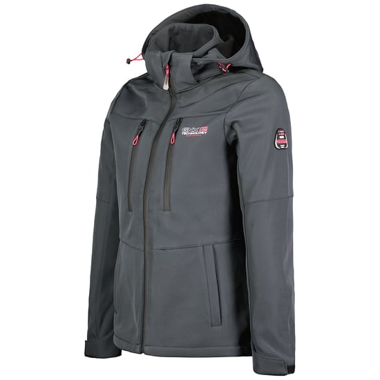 Geografische Norwegen-Jacke für Damen. Die Jacke ist aus hochwertigem Polyester und Elastan gefertigt und hat ein warmes Innenfutter.  Marke: Geographical NorwayModellname: Softshell Jacket TimmexKategorie: Softshelljacke DamenMaterialien: Polyester und E - Image 2