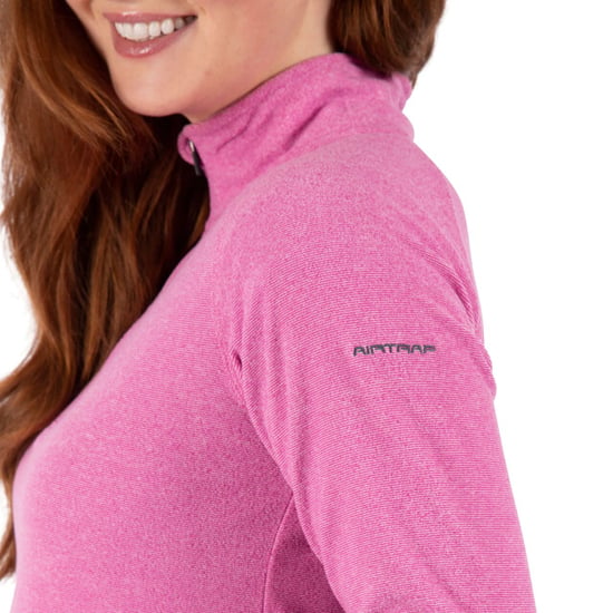 Trespass Damen Fleece-Top Meadows mit Reißverschluss bis zur Brust (Pflaume) - Image 3