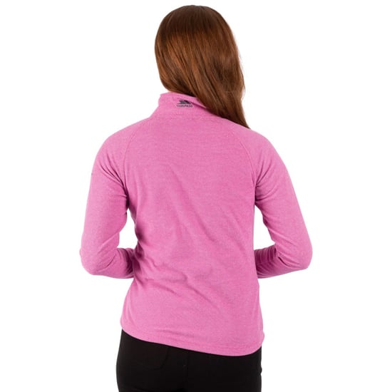 Trespass Damen Fleece-Top Meadows mit Reißverschluss bis zur Brust (Pflaume) - Image 4