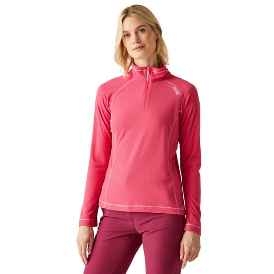 Regatta Great Outdoors Damen Fleece-Top Montes mit 1/4-Reißverschluss (Pop/Himbeerrot) - Image 4