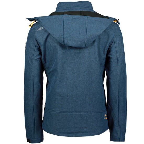 Geografische Norwegen-Jacke für Herren. Die Jacke ist aus hochwertigem Polyester gefertigt und hat ein warmes Innenfutter.  Marke: Geographical NorwayModellname: Softshell Jacke TorefactKategorie: Softshell Jacke HerrenMaterialien: PolyesterFarbe: blau - Image 3