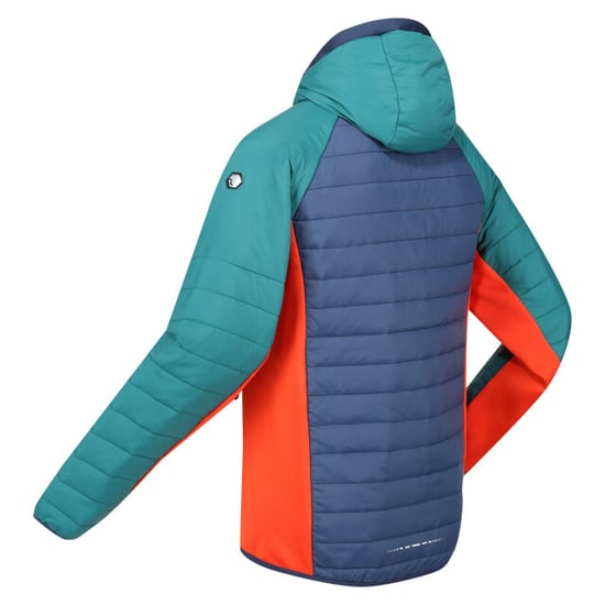 Regatta - "Trutton" Softshelljacke mit Kapuze für Herren (Admiral B/Pazifikgrün) - Image 3