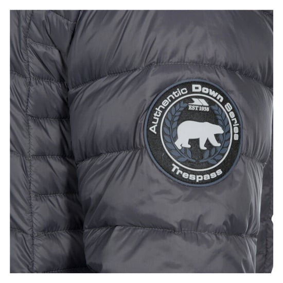Trespass Mens Whitman II Daunenjacke (dunkelgrau / verbrannt Orange) - Image 3