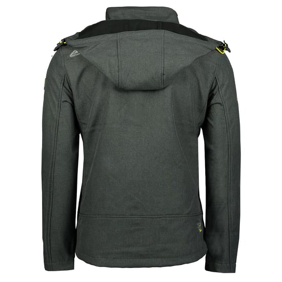 Geografische Norwegen-Jacke für Herren. Die Jacke ist aus hochwertigem Polyester gefertigt und hat ein warmes Innenfutter.  Marke: Geographical NorwayModellname: Softshell Jacke TorefactKategorie: Softshell Jacke HerrenMaterialien: PolyesterFarbe: schwarz - Image 3