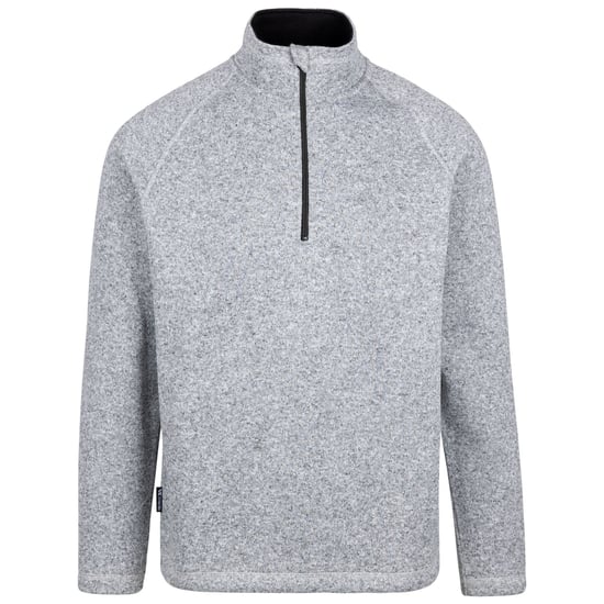 Trespass - "Corsham" Fleece-Oberteil mit halbem Reißverschluss für Herren (Grau) - Image 1