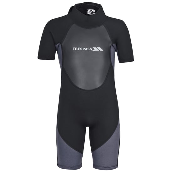 Trespass Kinder / Jungen Wetsuit / Nassanzug Scuba, 3mm, kurz (Schwarz) - Image 1