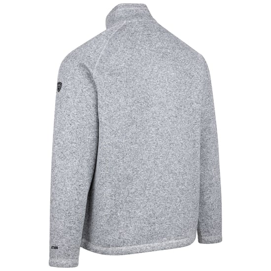 Trespass - "Corsham" Fleece-Oberteil mit halbem Reißverschluss für Herren (Grau) - Image 2