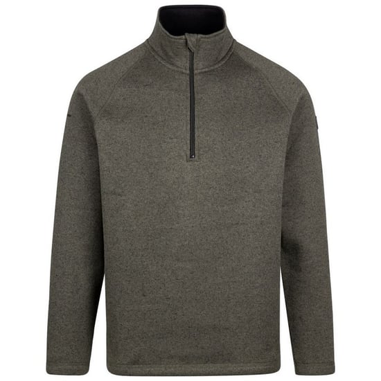 Trespass - "Corsham" Fleece-Oberteil mit halbem Reißverschluss für Herren (Dunkelrot) - Image 1