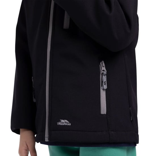 Trespass Childrens/Kids Kian Softshell Jacke - Image 4