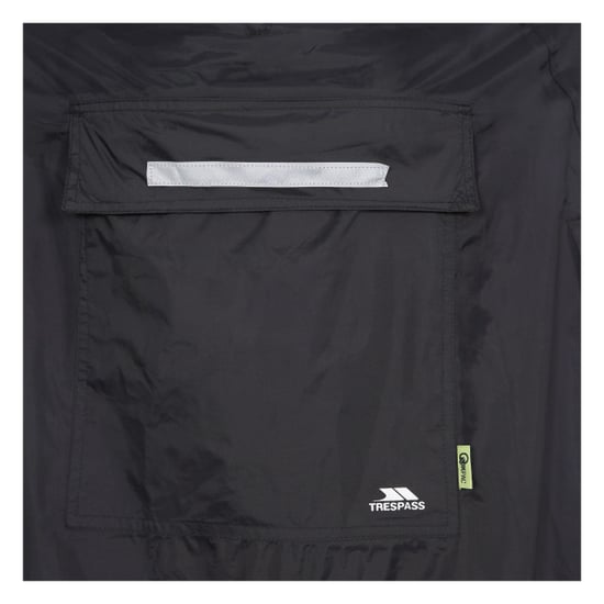 Trespass Qikpac Unisex Kapuzenponcho wasserdicht Packaway Poncho - Image 4