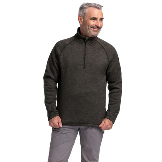 Trespass - "Corsham" Fleece-Oberteil mit halbem Reißverschluss für Herren (Dunkelrot) - Image 4