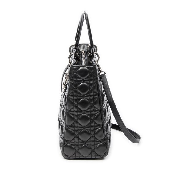 Large Lady Dior Zip Schultertasche - Image 3