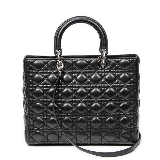 Large Lady Dior Zip Schultertasche - Image 5