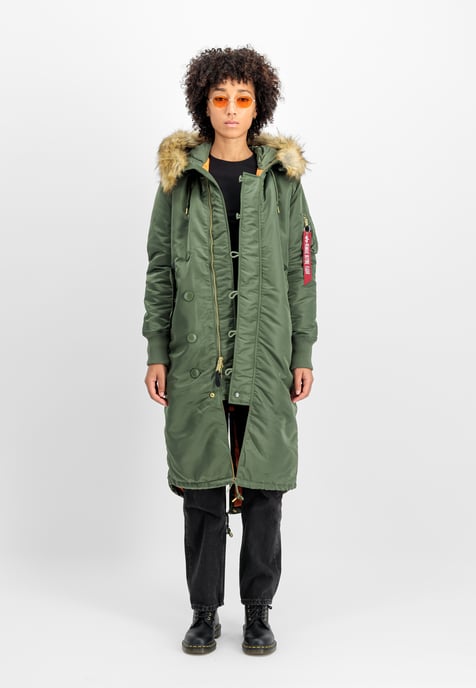 Long Fishtail Field Jacket Women - Image 2