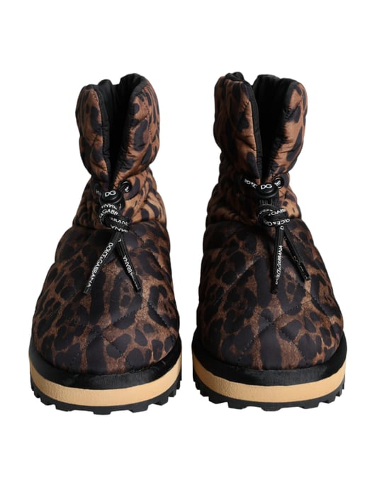 Gesteppten Stiefeletten im Leopardenmuster - Image 2