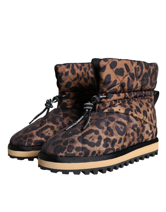 Gesteppten Stiefeletten im Leopardenmuster - Image 3