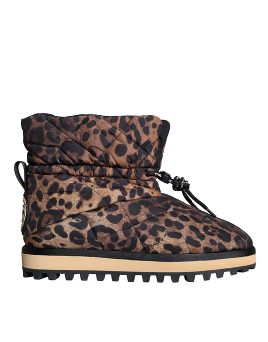 Gesteppten Stiefeletten im Leopardenmuster - Image 5
