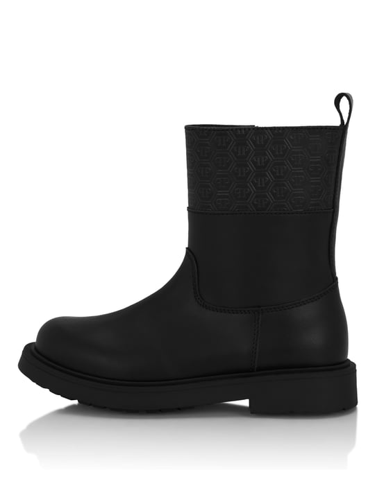 Leather Low Boots Monogram - Image 4