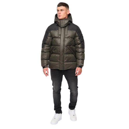 Crosshatch - "Camptor" Jacke Verkleidet für Herren (Oliv) - Image 6