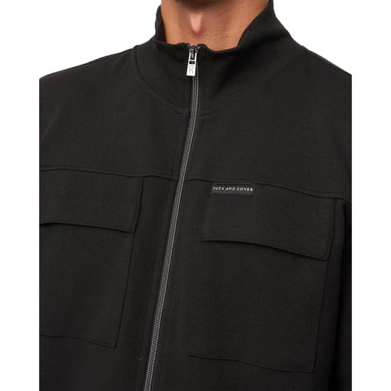 Duck and Cover - "Tames" Jacke für Herren, Durchgehender Reißverschluss (Schwarz) - Image 3
